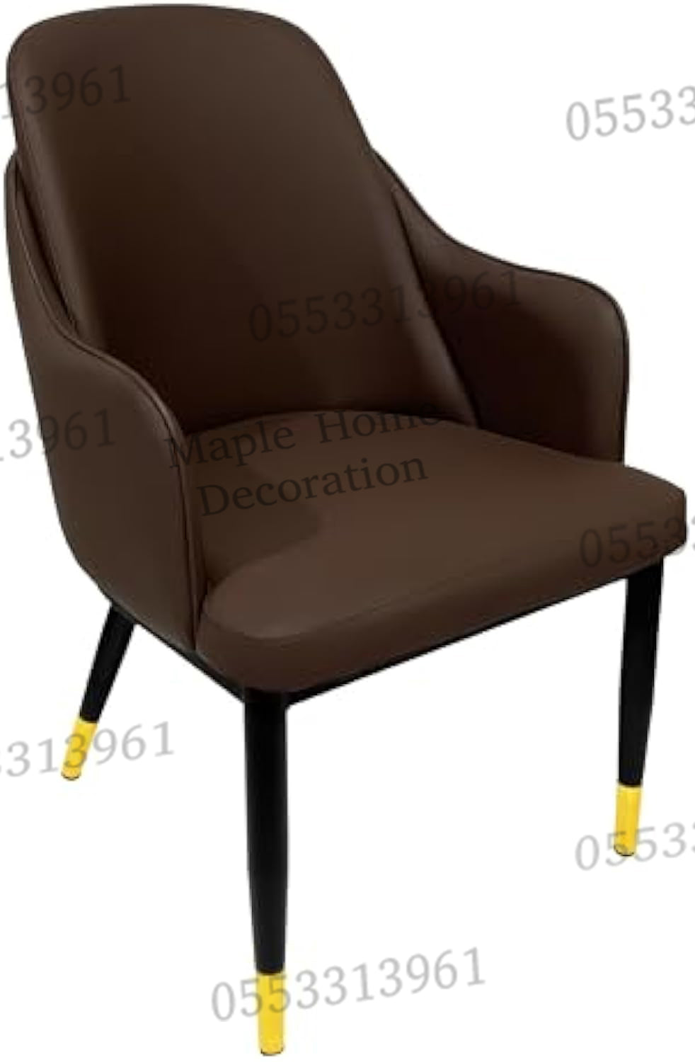 Dining Chairs Velvet Cushion Seat Chair Stainless Steel Golden Legs Dining Room Chair