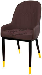 Dining Chairs Velvet Cushion Seat Chair Stainless Steel Golden Legs Dining Room Chair