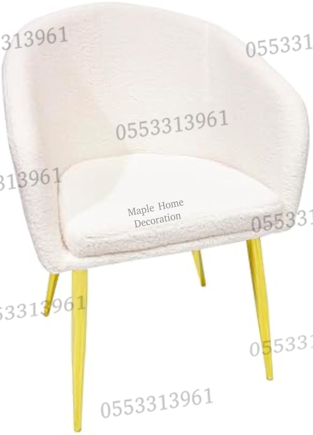 Dining Chairs Velvet Cushion Seat Chair Stainless Steel Golden Legs Dining Room Chair