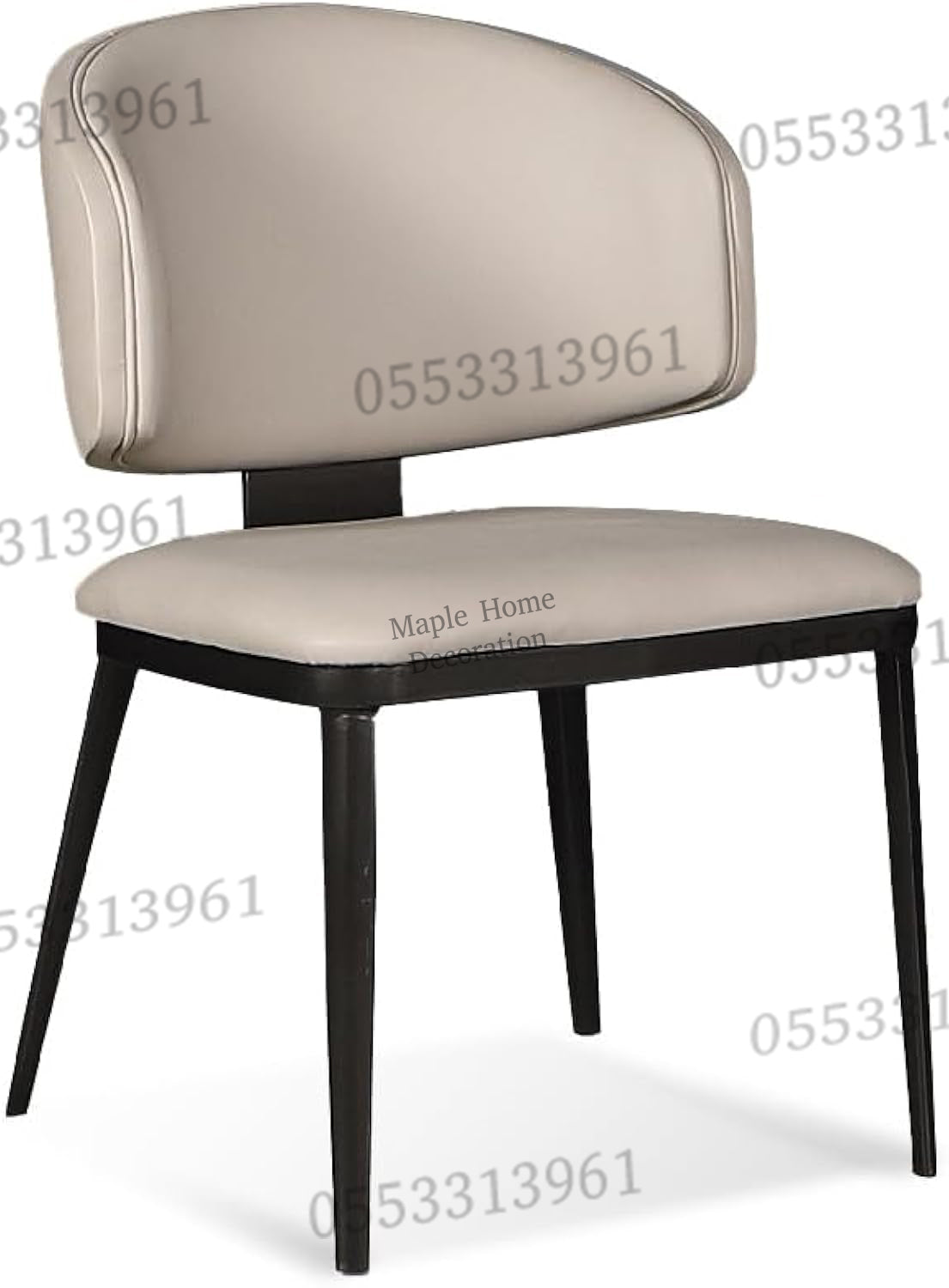 Dining Chairs Velvet Cushion Seat Chair Stainless Steel Golden Legs Dining Room Chair