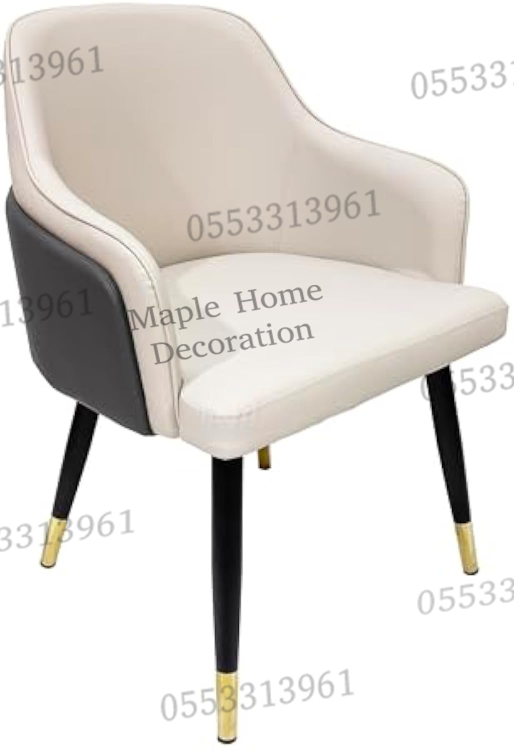 Dining Chairs Velvet Cushion Seat Chair Stainless Steel Golden Legs Dining Room Chair