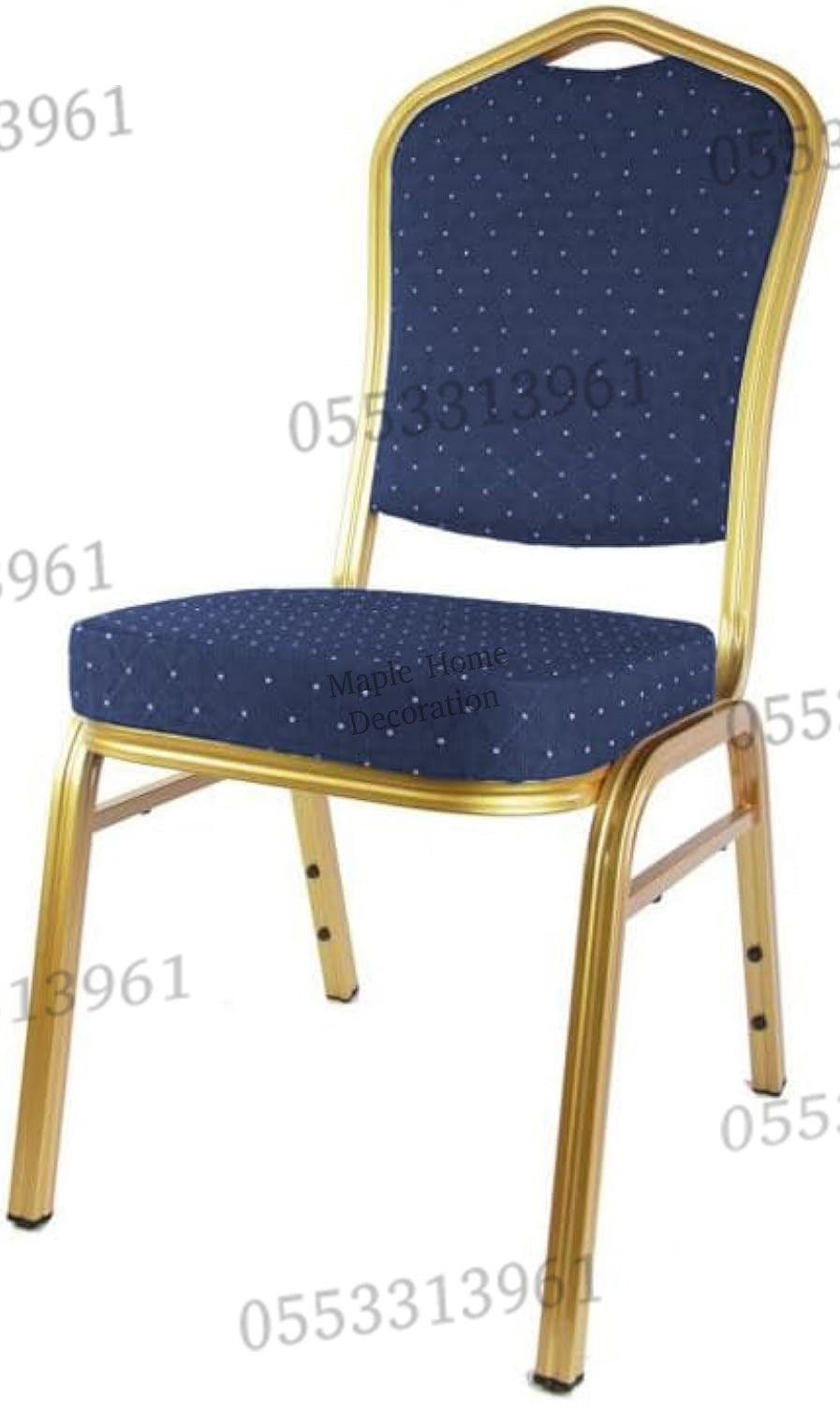 Dining Chairs Velvet Cushion Seat Chair Stainless Steel Golden Legs Dining Room Chair