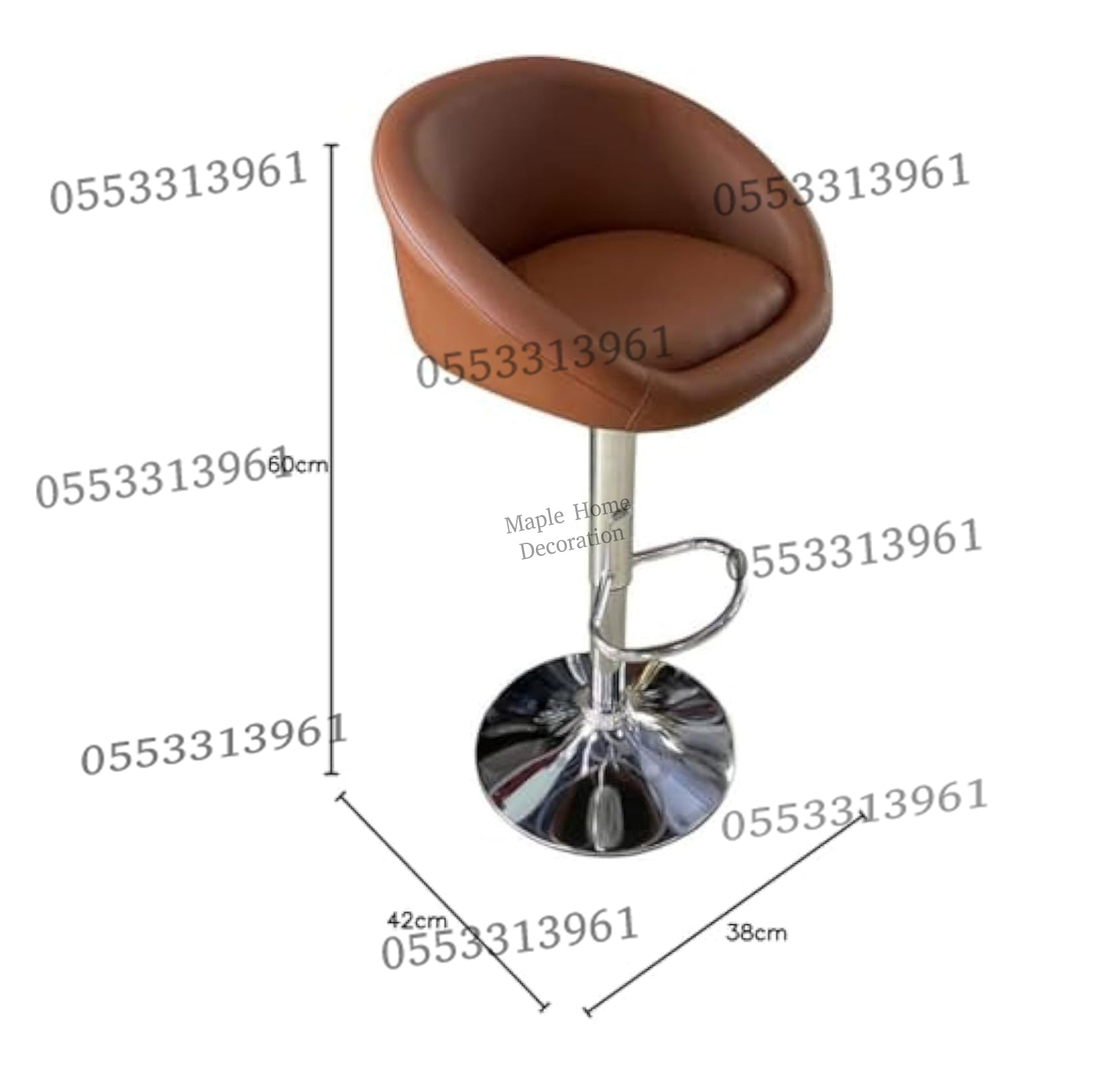 Adjustable Height Swivel Bar Stool Rotation, Stylish & Versatile Seating