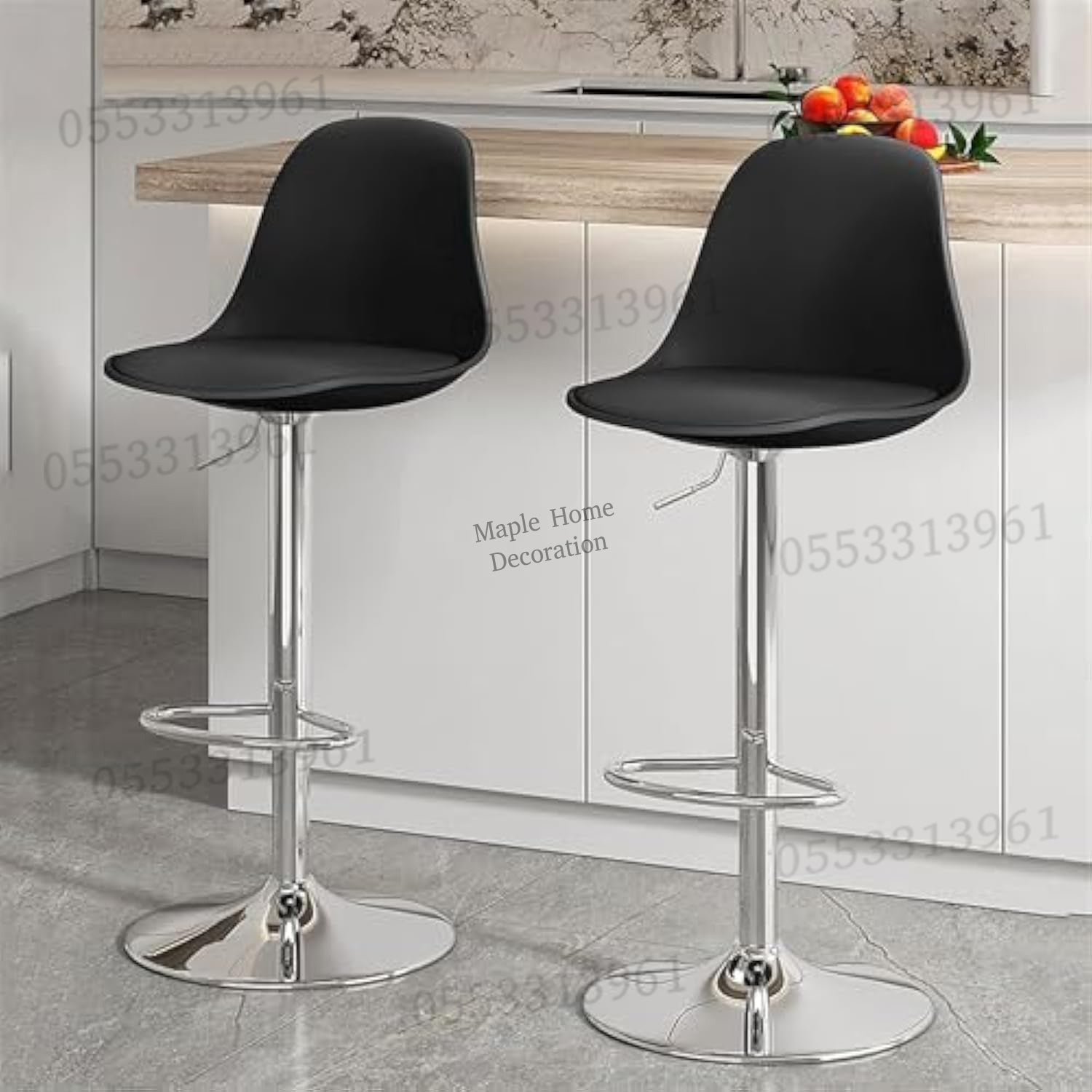 Adjustable Height Swivel Bar Stool Rotation, Stylish & Versatile Seating
