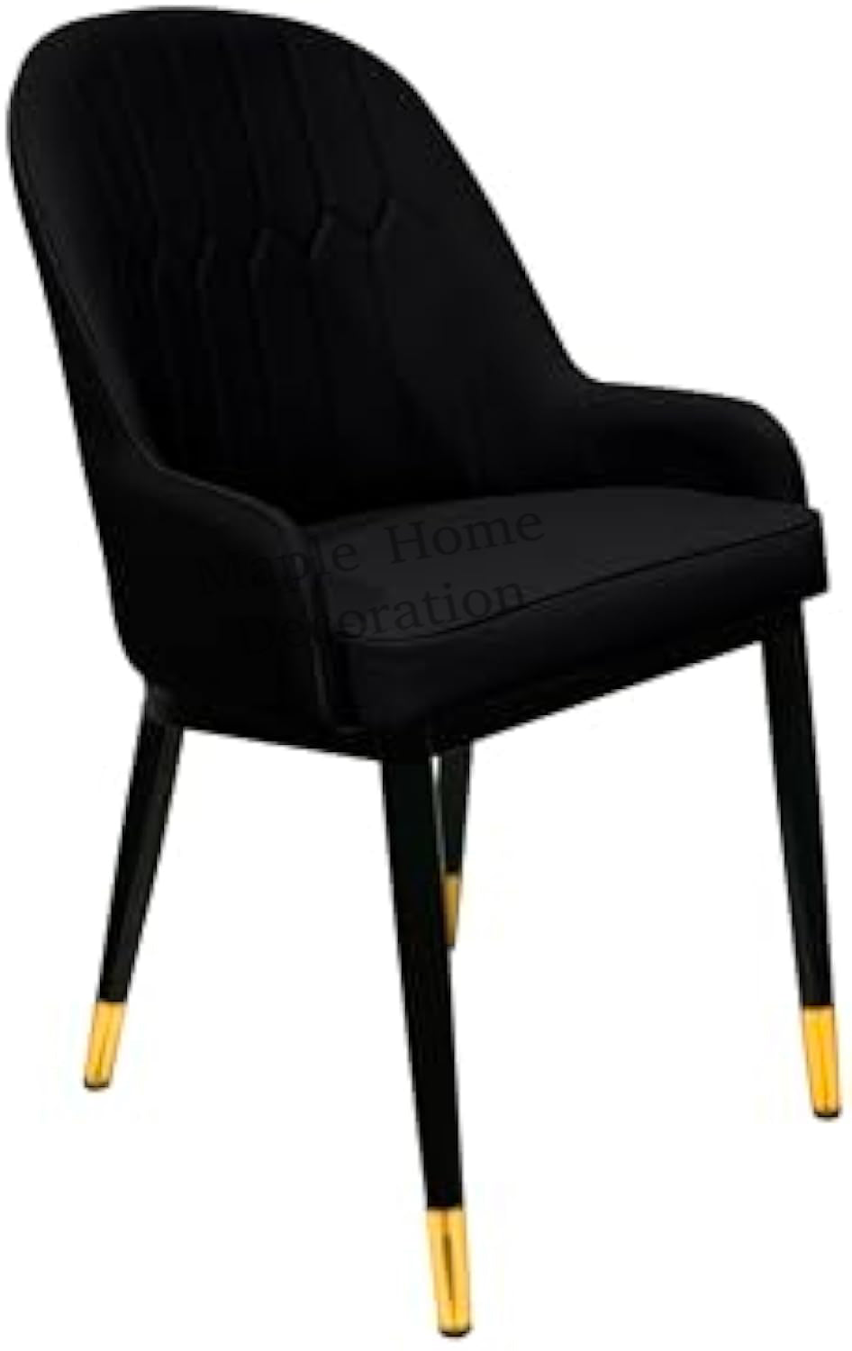 Dining Chairs Velvet Cushion Seat Chair Stainless Steel Golden Legs Dining Room Chair