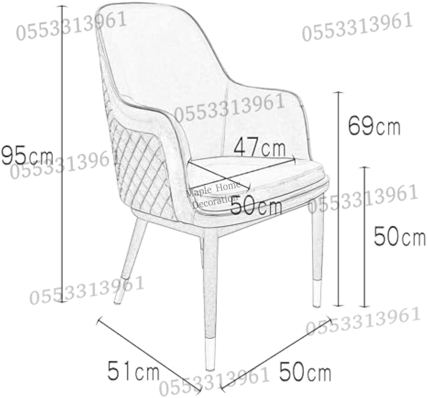 Dining Chairs Velvet Cushion Seat Chair Stainless Steel Golden Legs Dining Room Chair