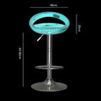 Adjustable Height Swivel Bar Stool Rotation, Stylish & Versatile Seating