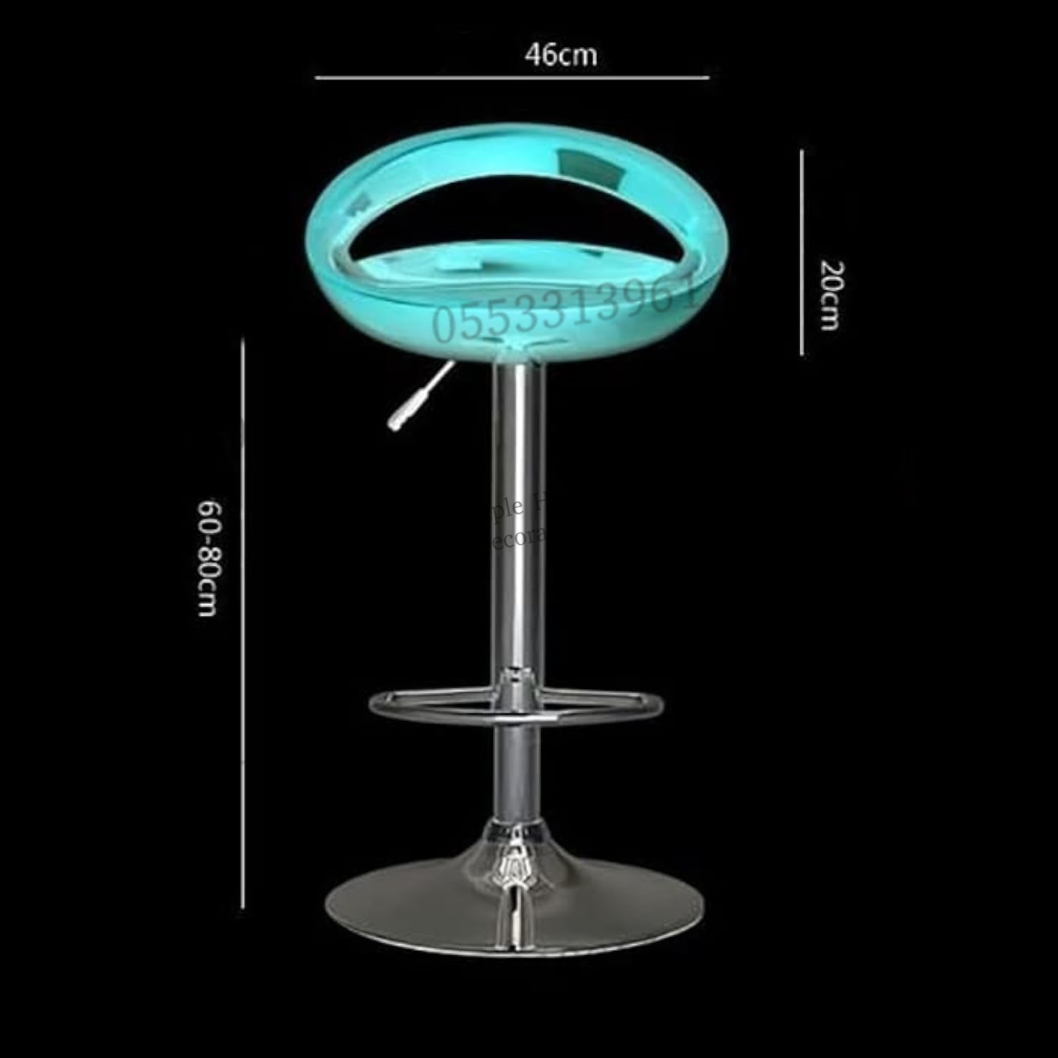Adjustable Height Swivel Bar Stool Rotation, Stylish & Versatile Seating