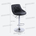 Adjustable Height Swivel Bar Stool Rotation, Stylish & Versatile Seating