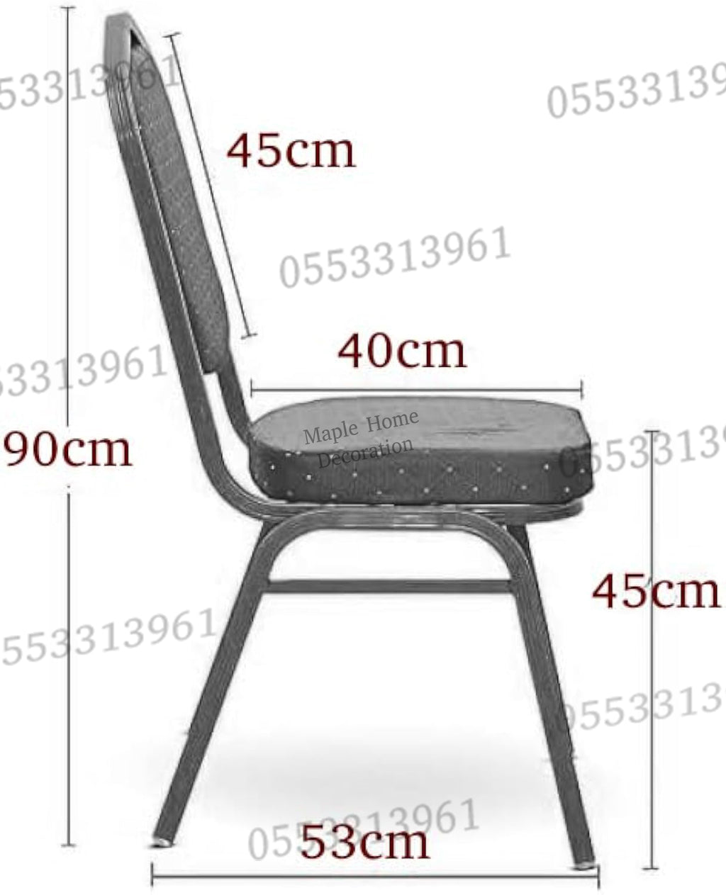 Dining Chairs Velvet Cushion Seat Chair Stainless Steel Golden Legs Dining Room Chair