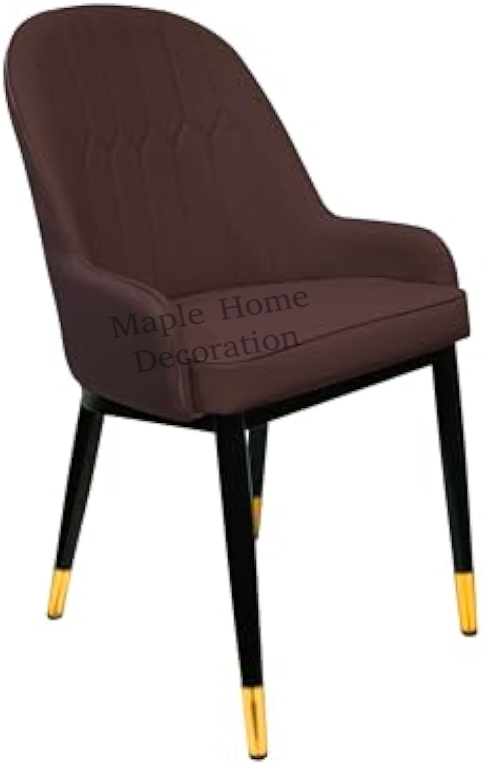 Dining Chairs Velvet Cushion Seat Chair Stainless Steel Golden Legs Dining Room Chair