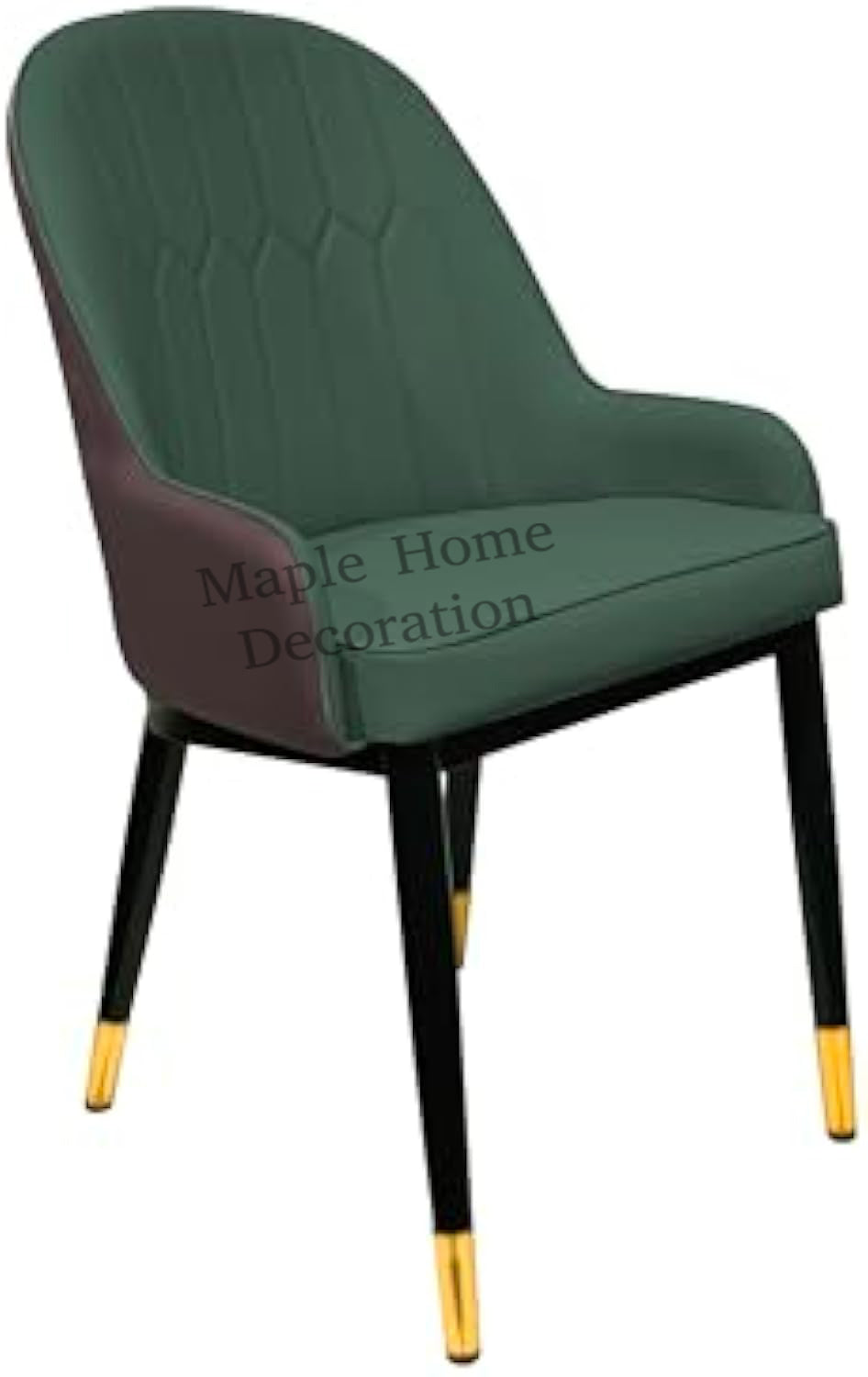 Dining Chairs Velvet Cushion Seat Chair Stainless Steel Golden Legs Dining Room Chair