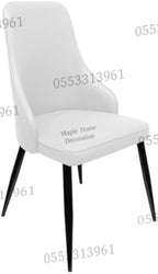 Dining Chairs Velvet Cushion Seat Chair Stainless Steel Golden Legs Dining Room Chair