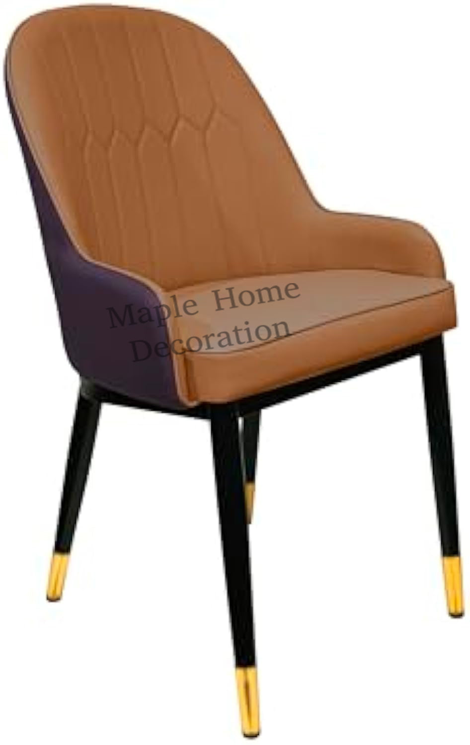 Dining Chairs Velvet Cushion Seat Chair Stainless Steel Golden Legs Dining Room Chair