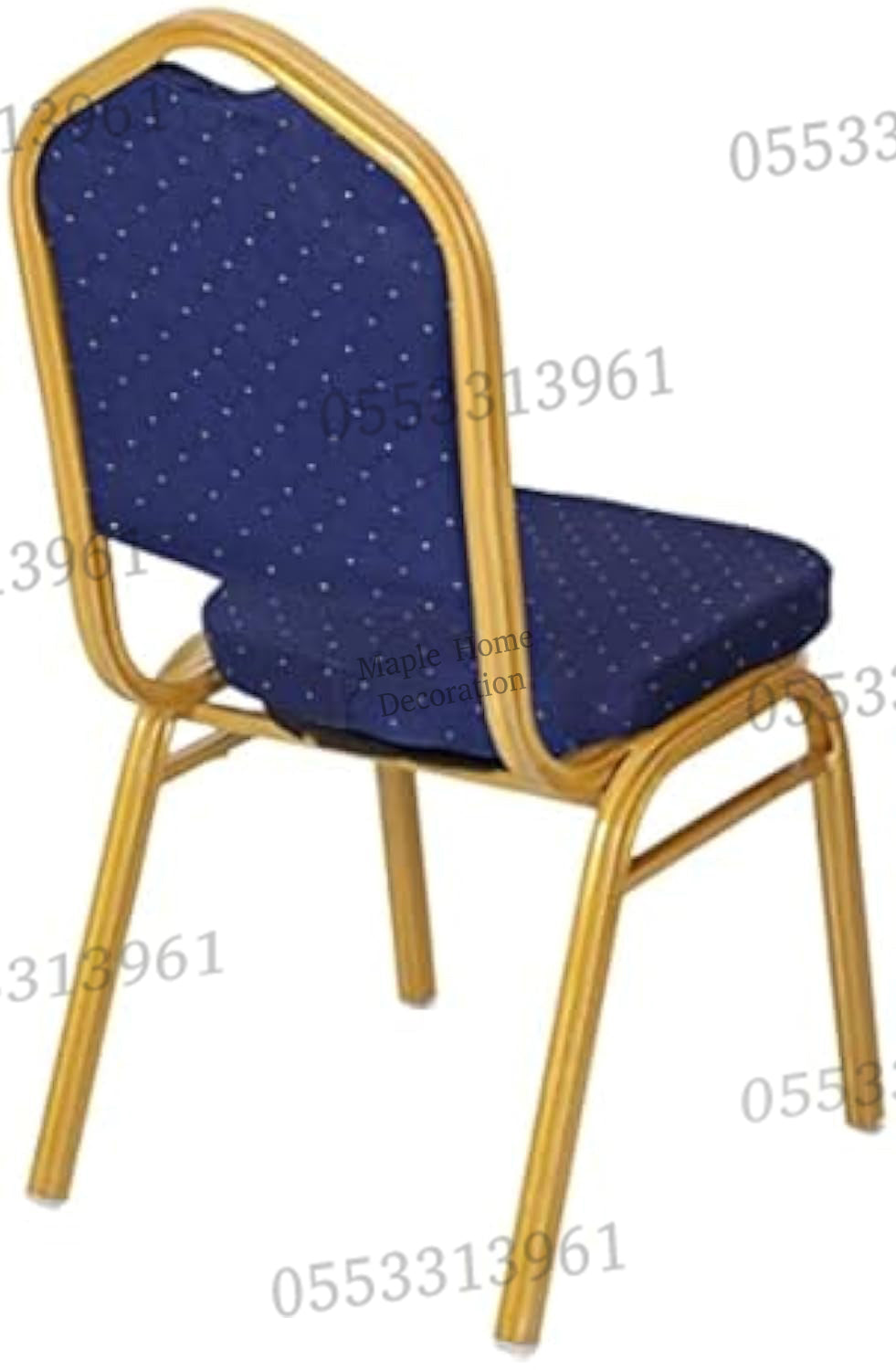Dining Chairs Velvet Cushion Seat Chair Stainless Steel Golden Legs Dining Room Chair