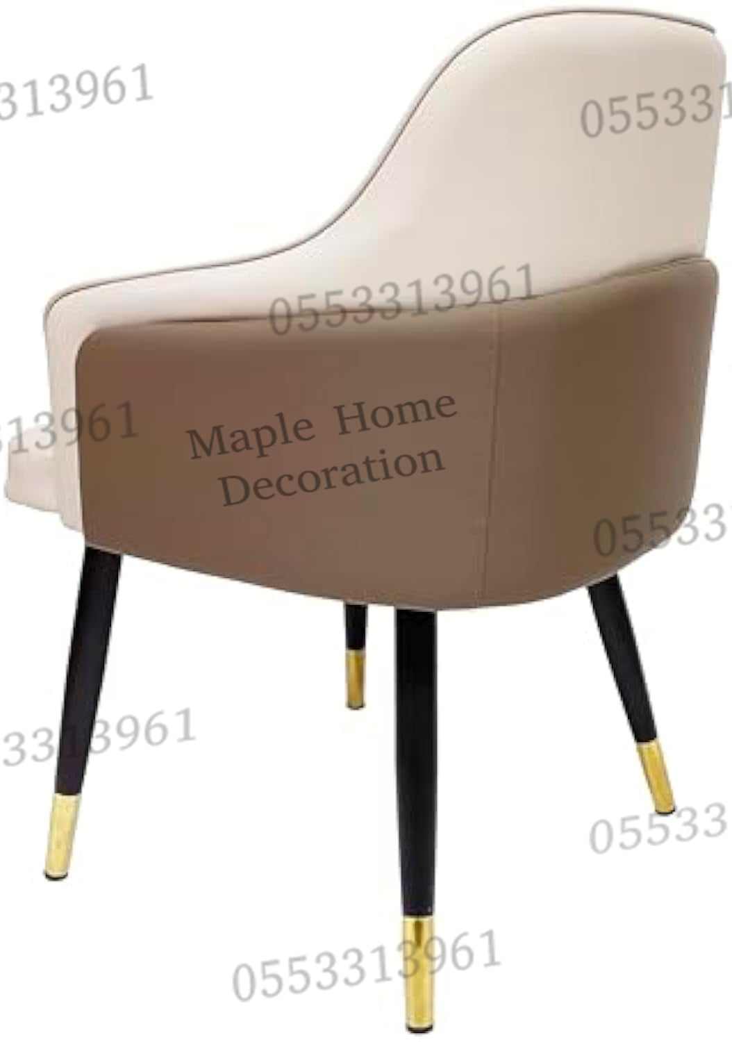 Dining Chairs Velvet Cushion Seat Chair Stainless Steel Golden Legs Dining Room Chair