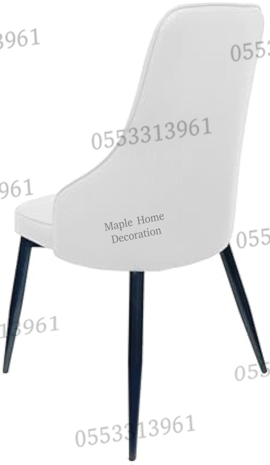 Dining Chairs Velvet Cushion Seat Chair Stainless Steel Golden Legs Dining Room Chair