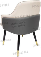 Dining Chairs Velvet Cushion Seat Chair Stainless Steel Golden Legs Dining Room Chair