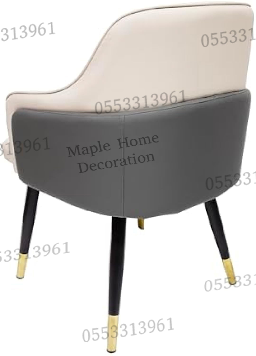 Dining Chairs Velvet Cushion Seat Chair Stainless Steel Golden Legs Dining Room Chair