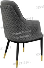 Dining Chairs Velvet Cushion Seat Chair Stainless Steel Golden Legs Dining Room Chair