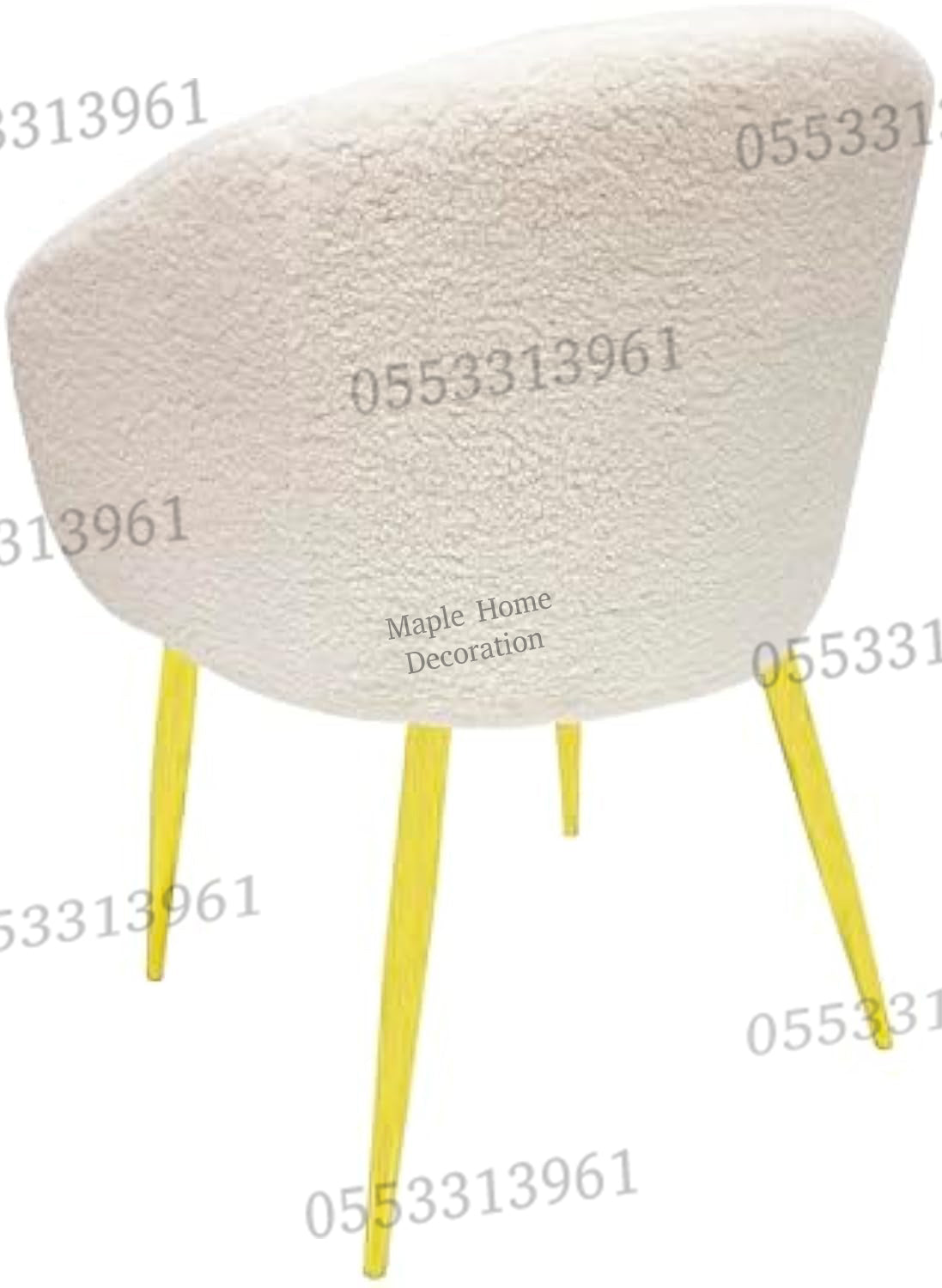 Dining Chairs Velvet Cushion Seat Chair Stainless Steel Golden Legs Dining Room Chair