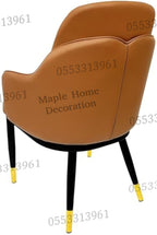 Dining Chairs Velvet Cushion Seat Chair Stainless Steel Golden Legs Dining Room Chair