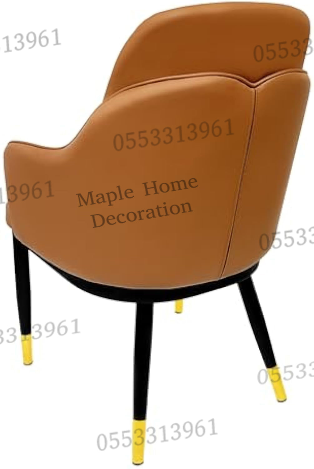 Dining Chairs Velvet Cushion Seat Chair Stainless Steel Golden Legs Dining Room Chair