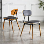 Dining Chairs Velvet Cushion Seat Chair Stainless Steel Golden Legs Dining Room Chair