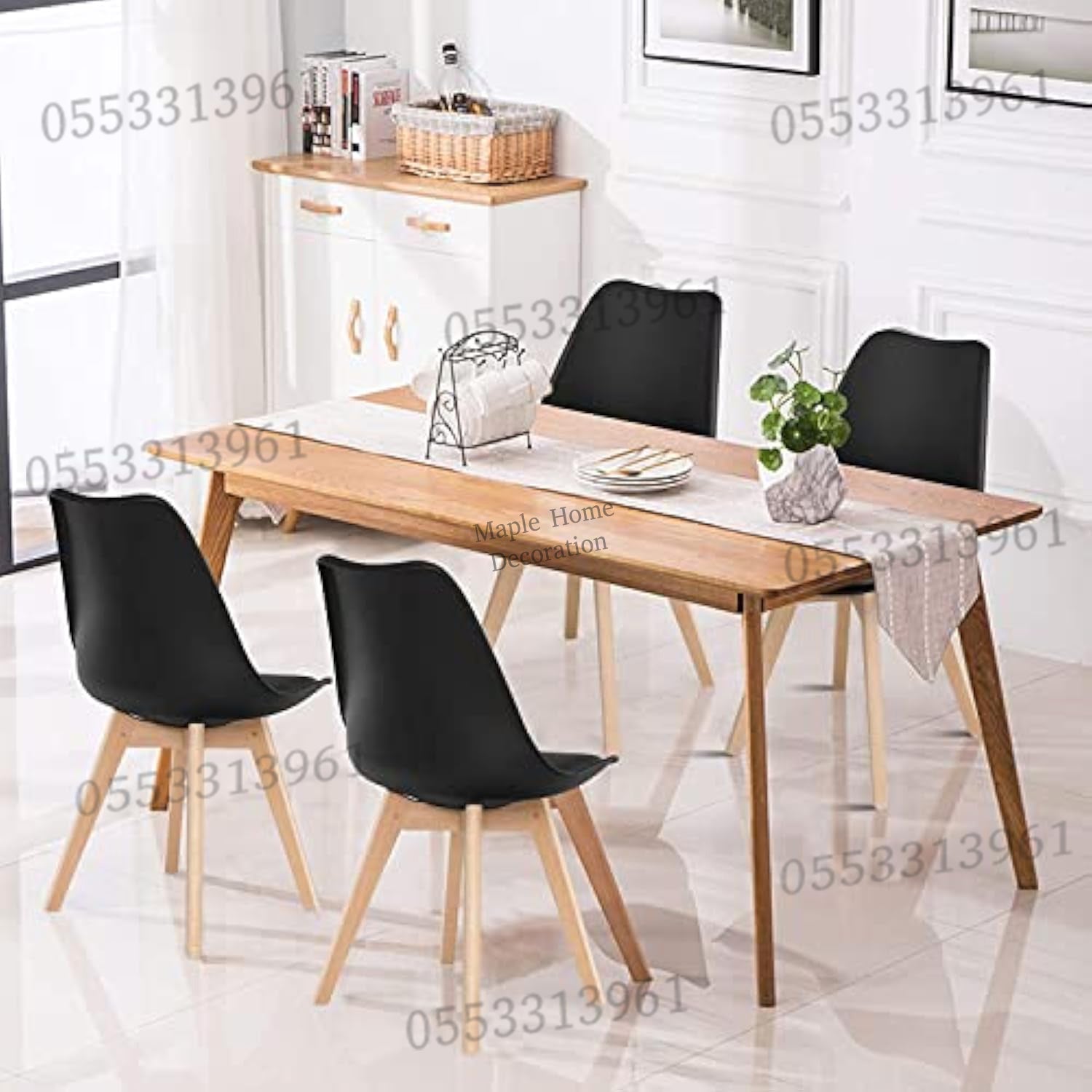 Dining Chairs Velvet Cushion Seat Chair Stainless Steel Golden Legs Dining Room Chair