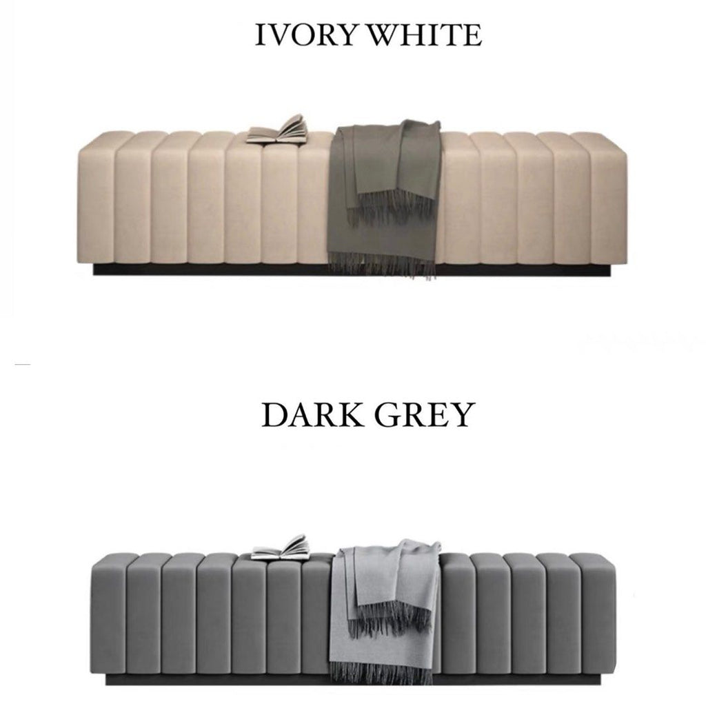 Maple Home Upholstered Ottoman ¨C Custom Sizes & Colors,UAE-Made