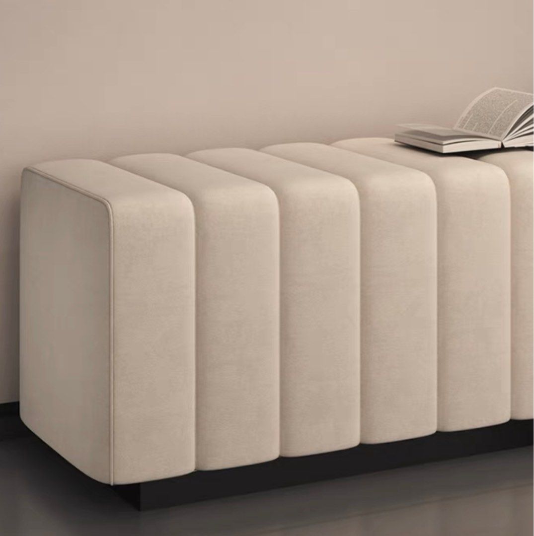 Maple Home Upholstered Ottoman ¨C Custom Sizes & Colors,UAE-Made