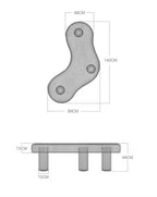 Maple Home Upholstered Ottoman ?¡ìC Custom Sizes & Colors,UAE-Made