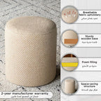 Maple Home Upholstered Ottoman ?¡ìC Custom Sizes & Colors,UAE-Made