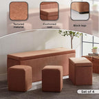 Maple Home Upholstered Ottoman ?¡ìC Custom Sizes & Colors,UAE-Made
